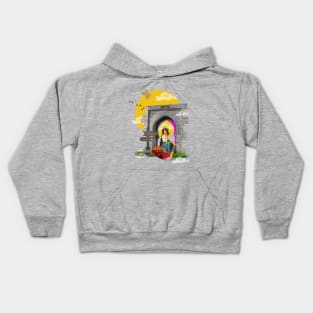 Moroccan north city tanger Kids Hoodie